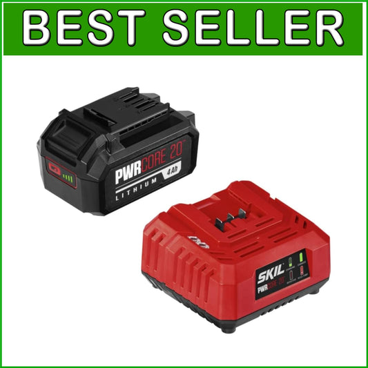 Rechargeable 20V Battery Starter Kit with LED Charge Indicator - 4.0Ah