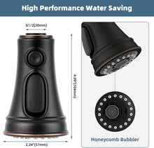Load image into Gallery viewer, Universal Pull Down Kitchen Faucet Spray Head - 3 Functions, Oil Rubbed Bronze