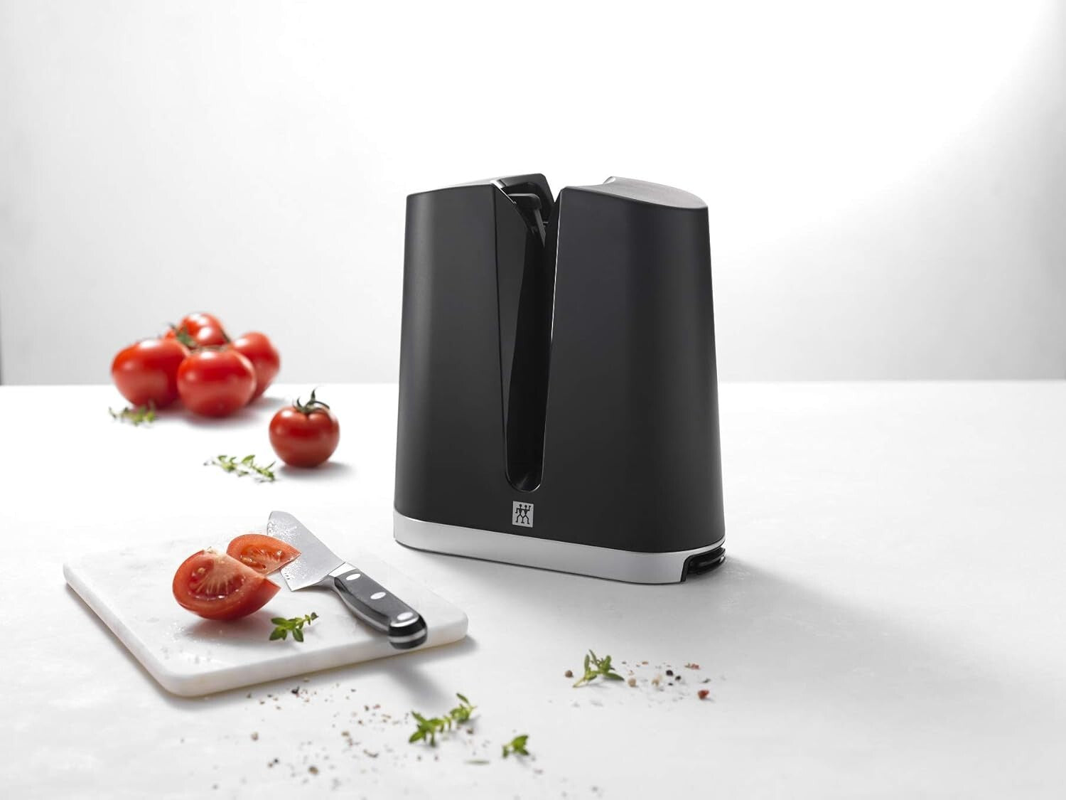 Ergonomic V-Edge Knife Sharpener, Stainless Steel - Professional-Grade results