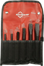 Load image into Gallery viewer, Alloy Steel Cold Chisel Set - 6-Piece with Classic Black Oxide Finish