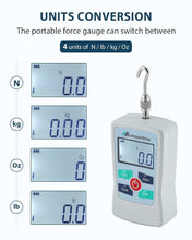 Load image into Gallery viewer, High Precision Digital Force Gauge with Four Measurement Units &amp; Auto Power Off