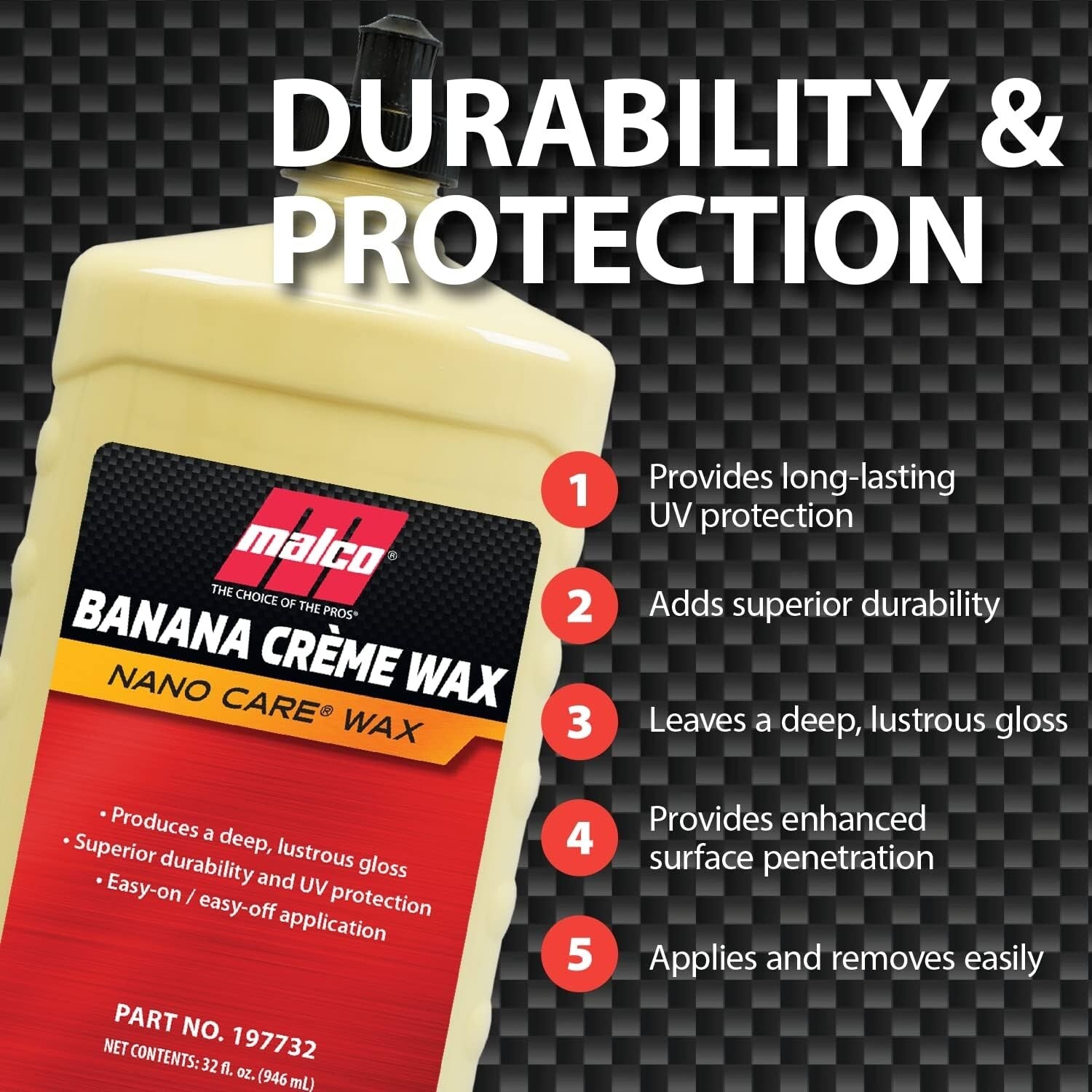 Nano Care Banana Creme Wax - Deep Gloss & UV Protection for Automotive & Marine