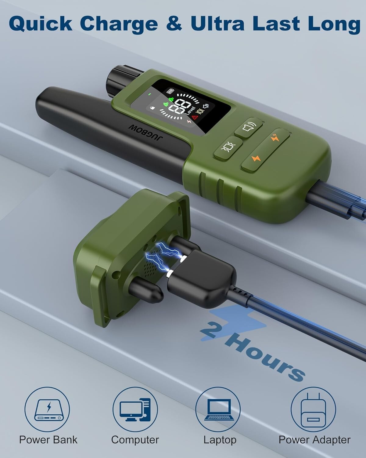 Lightweight 4-Mode Waterproof Dog Shock Collar - Perfect for All Breeds