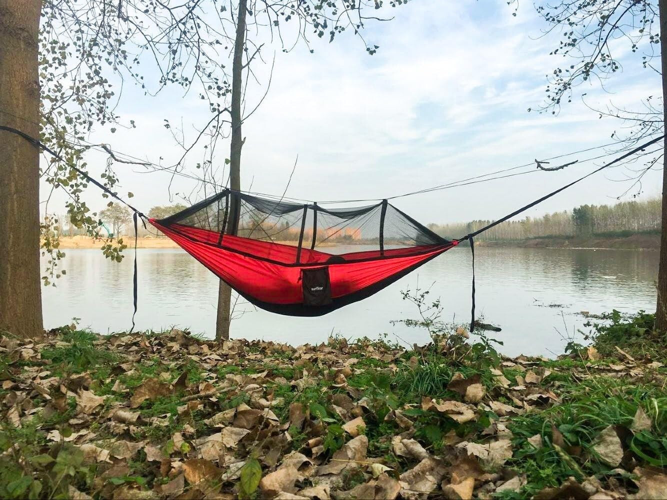 Heavy Duty Portable Camping Hammock for 2 - Convenient Outdoor Sleep Solution