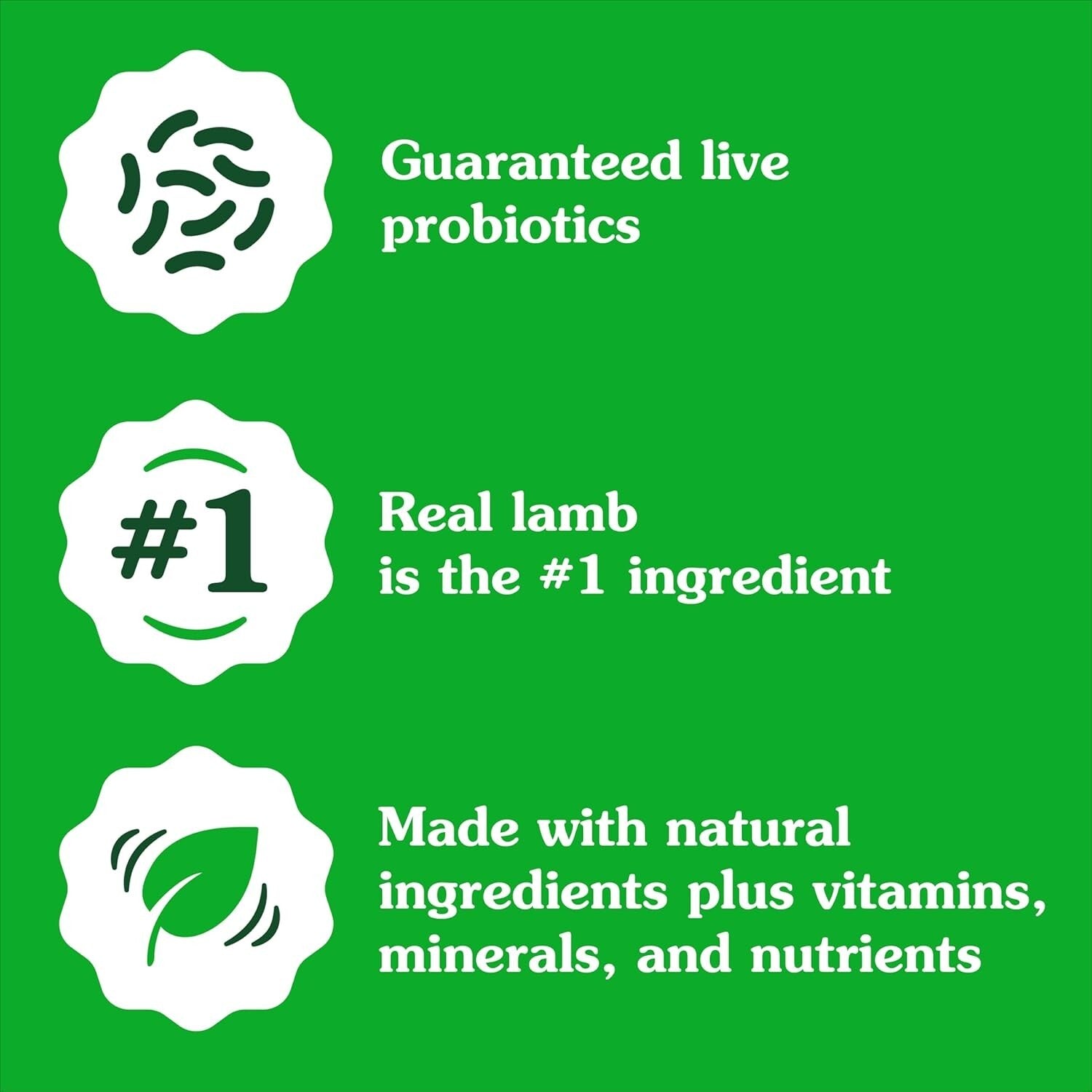 15 lb. Premium Adult Dog Food with Real Lamb & Brown Rice for Sensitive Stomach