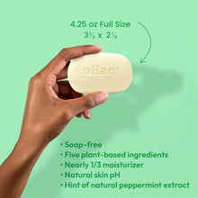 Load image into Gallery viewer, pHact Moisture-Rich Mint Cleansing Bar - Eco-Friendly 12-Pack for All Skin Types