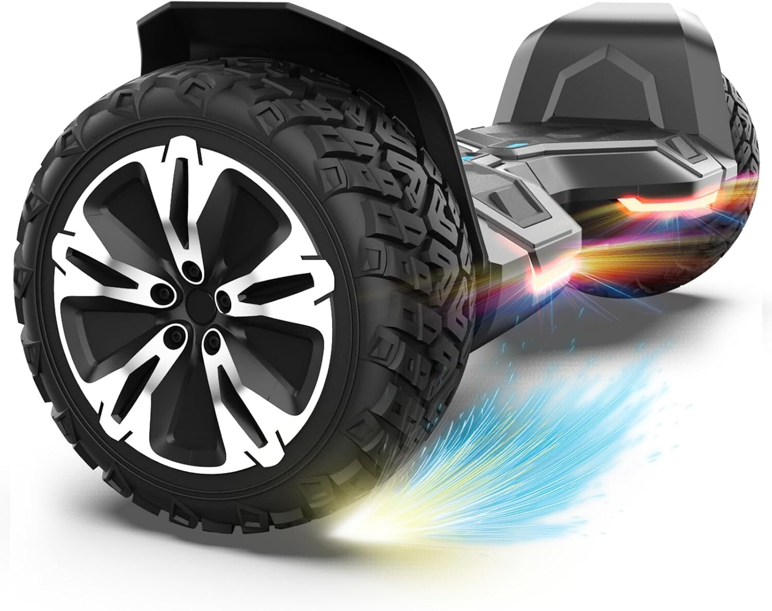 Durable Self-Balancing 8.5" Hoverboard with Bluetooth Speakers and LED Lights
