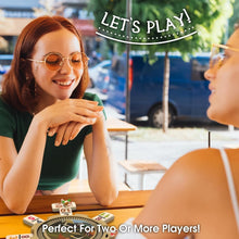 Load image into Gallery viewer, Premium Double 15 Domino Set with 9 Train &amp; 2 Chicken Markers - Travel Ready