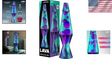 Load image into Gallery viewer, The Original 14.5" Retro Lava Lamp - Purple Wax and Teal Liquid for Home Decor
