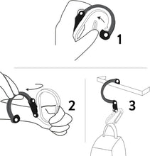 Load image into Gallery viewer, Durable Aluminum Gear Clip &amp; Hook - Stylish Carabiner for Camping &amp; Organization