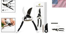 Load image into Gallery viewer, Lifetime Guarantee Bypass Pruning Shears - Ergonomic, Japanese Steel &amp; Teflon...
