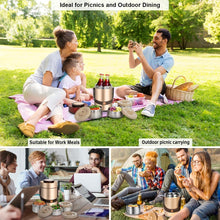 Load image into Gallery viewer, 67 oz Stainless Steel Vacuum Insulated Soup Thermos - Stackable Food Container