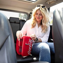 Load image into Gallery viewer, Vintage Coca-Cola 4L Mini Fridge - AC/DC &amp; USB Cooler for Skincare &amp; Drinks