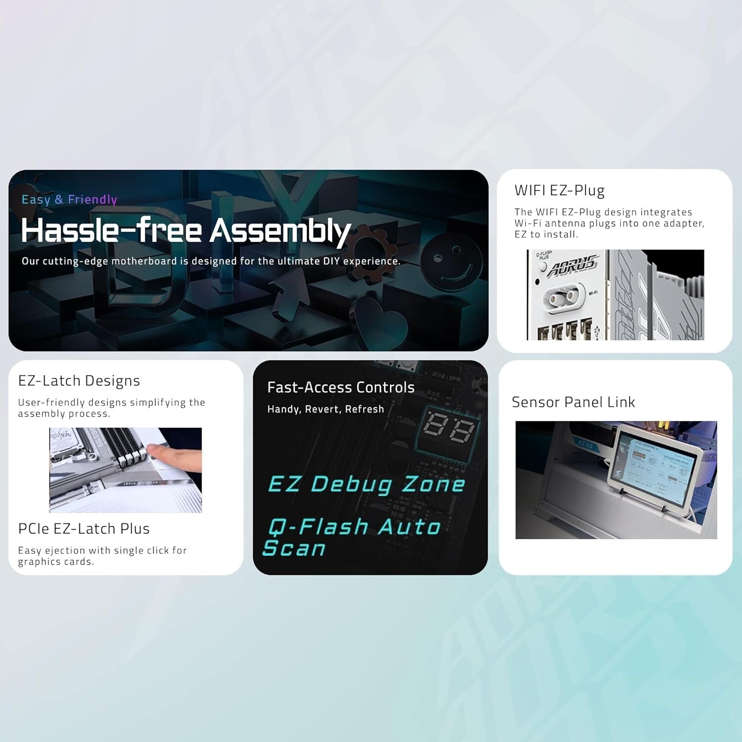 Elite X870 AM5 Motherboard - 16+2+2 Power Design, WIFI7 & Advanced Features