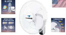 Load image into Gallery viewer, Remote-Controlled 16-Inch Oscillating Fan for Home - Energy Efficient Design