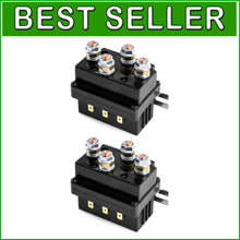 Load image into Gallery viewer, Premium 12V 500A Solenoid Relay for Winches - Includes 2 Pack of Contactors