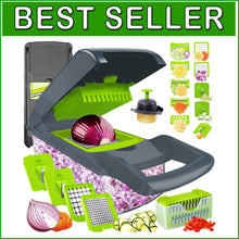 Load image into Gallery viewer, Versatile 20-in-1 Food Chopper &amp; Slicer - Stainless Steel Blades for Quick Prep