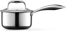 Load image into Gallery viewer, Elegant 1-Quart Nonstick Saucepan with Tempered Lid - Ideal for Small Servings