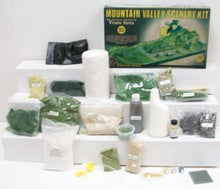 Load image into Gallery viewer, Complete Mountain Valley Scenery Set for 4'x8' Railroad Layouts - 24 Pieces