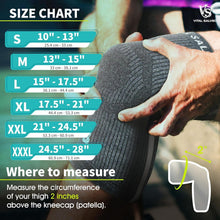 Load image into Gallery viewer, Pain Relief Compression Knee Brace - VITAL SALVEO XL for 24/7 Comfort &amp; Recovery
