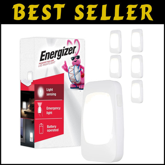 Versatile 4-in-1 LED Night Light Set - Plug-in, Rechargeable, Emergency Ready