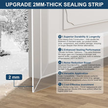 Load image into Gallery viewer, Clear 36ft Weather Stripping - Premium Silicone Draft Stopper for Home Comfort