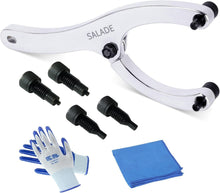 Load image into Gallery viewer, Complete Tool Set: 10-Inch Gland Nut Wrench with Gloves &amp; Towel for Easy Use