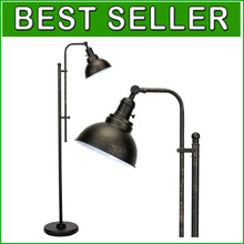 Load image into Gallery viewer, Vintage Industrial Floor Lamp - 65'' Adjustable Height for Stylish Living Spaces