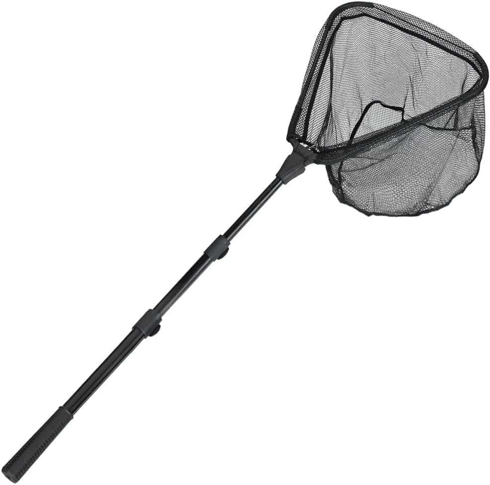Extendable 82" Fishing Landing Net for Easy Action - Perfect for Kids & Adults