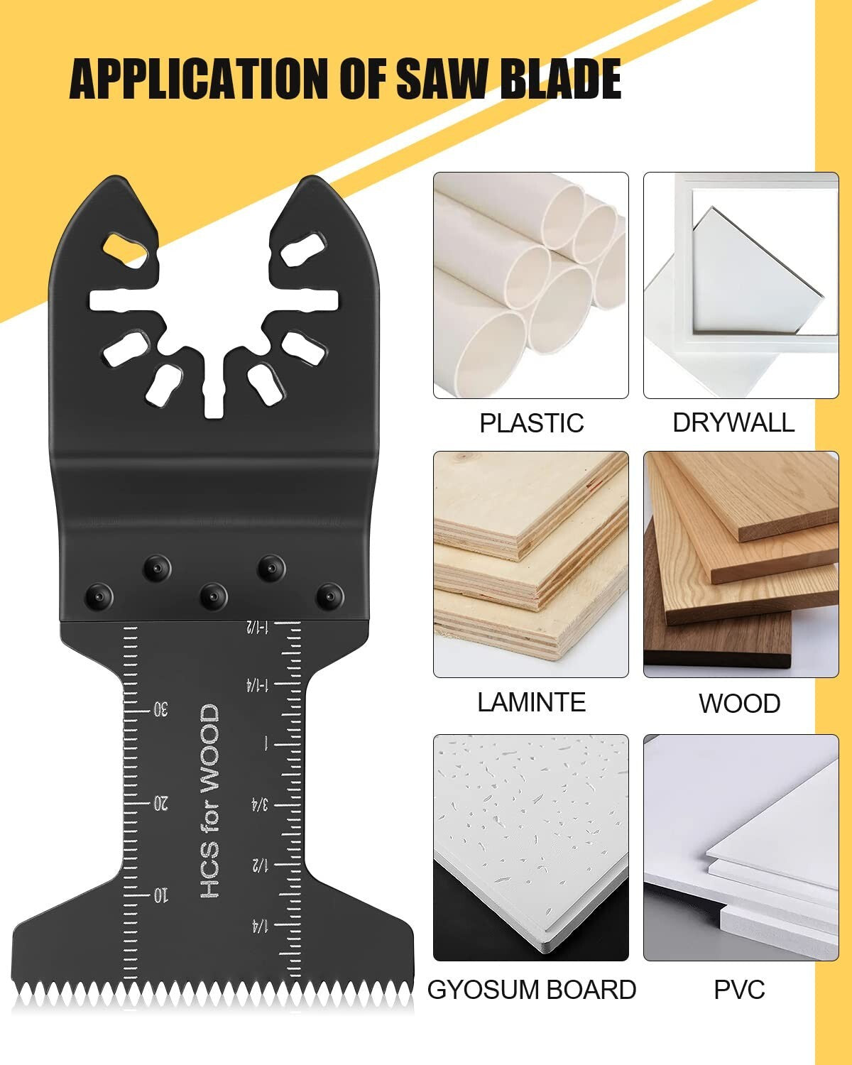 Efficient 50pcs Quick Release Oscillating Blades for All Your DIY Projects