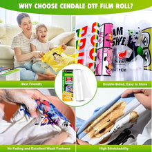 Load image into Gallery viewer, Premium 24" x 328ft DTF Film Roll - Easy Hot/Cold Peel for Vibrant Transfers