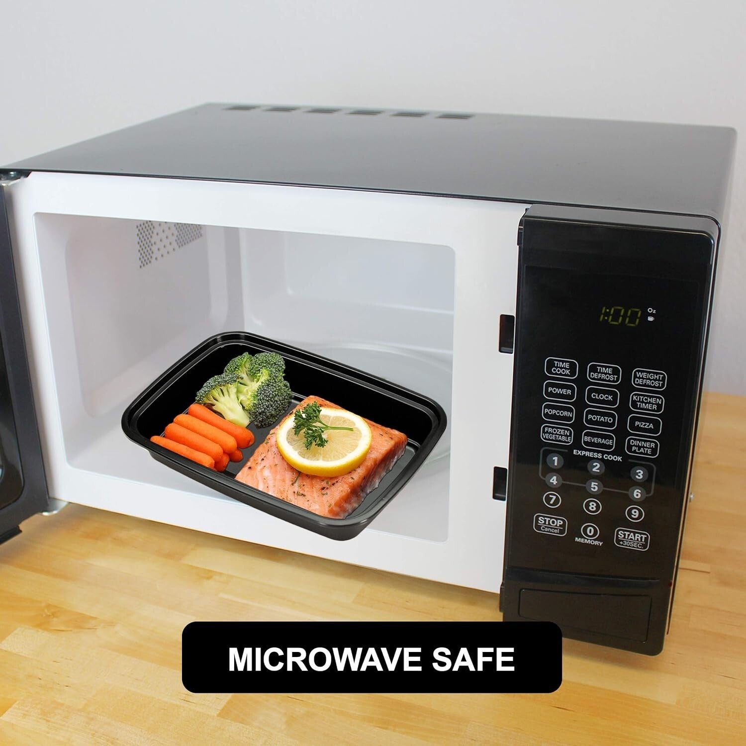 Airtight 1 Compartment Meal Prep Containers - 16oz Bento Box for Healthy Lunches