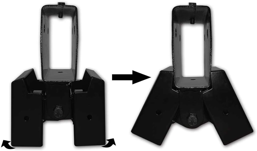 AR500 Durable Target Stand Brackets - Adjustable Mount for Stability (Set of 2)