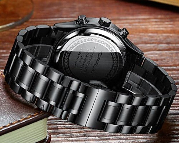 Stylish Men’s Stainless Steel Watch - Durable Waterproof Design & Gift Ready