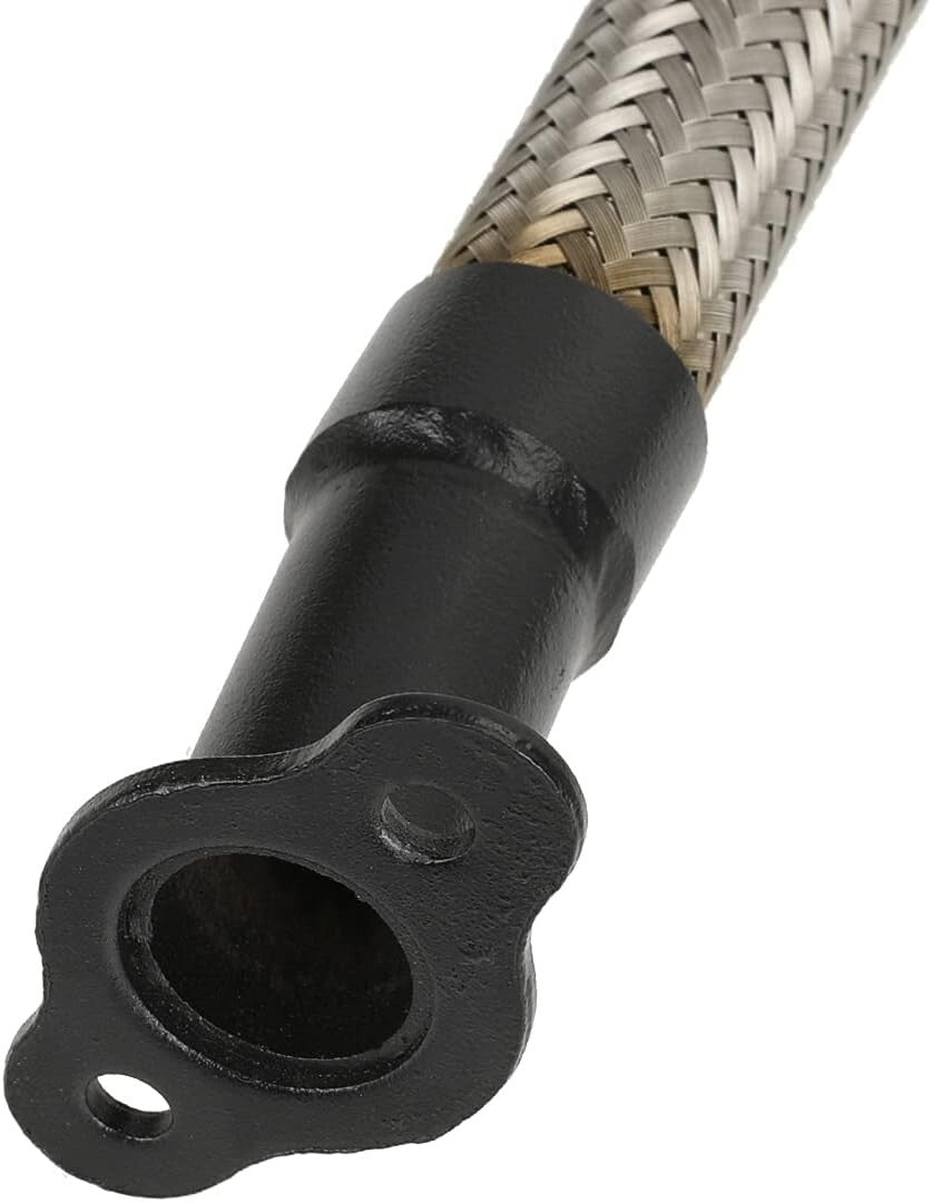 Premium Flexible Exhaust Muffler with Gasket for 2 Stroke 49cc to 100cc Bikes