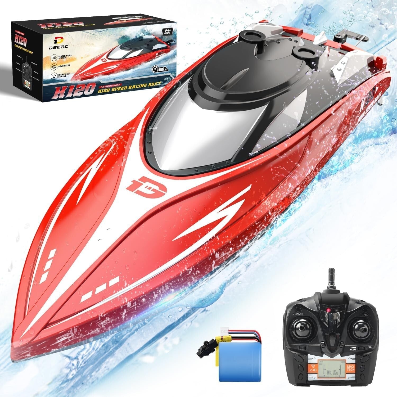Fast RC Boat for Pools & Lakes - Ultimate Racing Experience for All Ages!