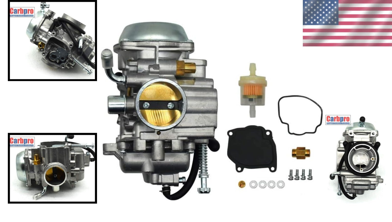 Polaris Sportsman Carburetor Replacement - Fits 1996-1998 Models, Premium Qua...