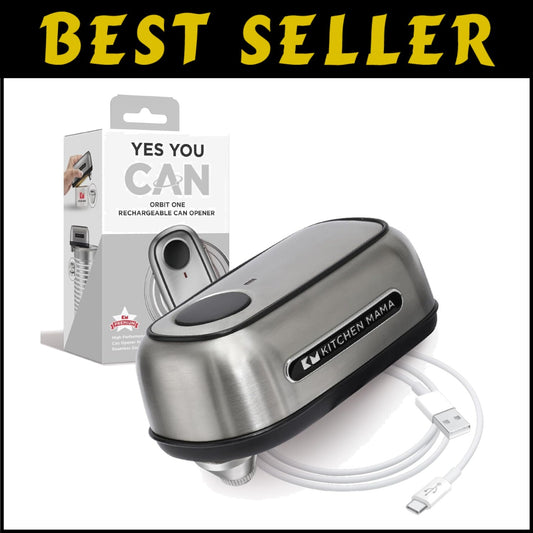 Professional-Grade Automatic Can Opener for Large Cans - Compact & User-Friendly