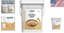 Load image into Gallery viewer, Healthy 4-Gallon Rolled Oats with 30-Year Shelf Life – Perfect for Emergencies