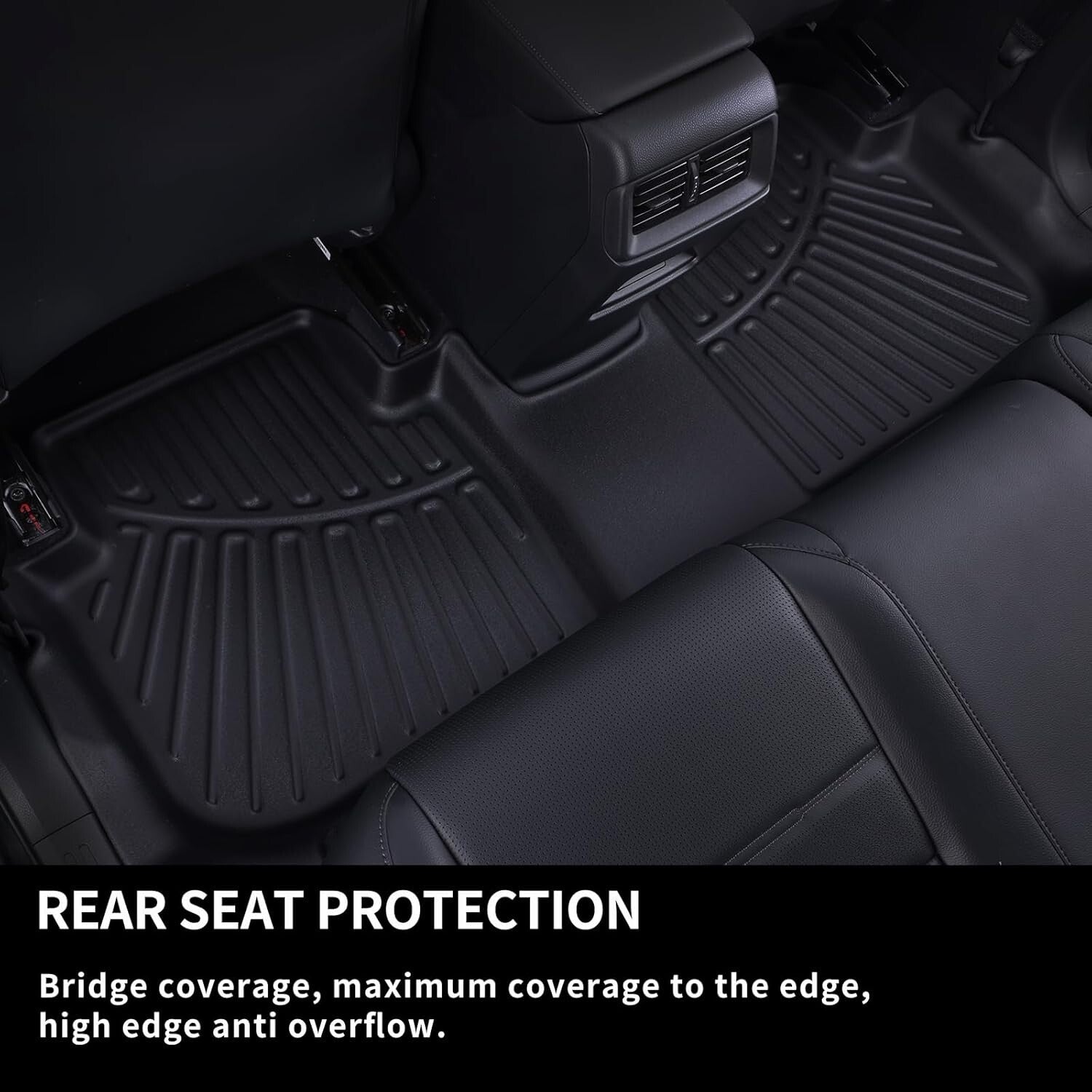 Durable Cargo and Floor Liners with Backrest Protection for 2024 Hyundai
