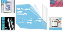 Load image into Gallery viewer, Versatile 5-Pack of 24"x36" Clear PET Sheets - Perfect for Signage &amp; Frames