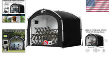 Load image into Gallery viewer, Waterproof Bike Storage Tent for 2-8 Bikes – Outdoor Protection with Ventilation