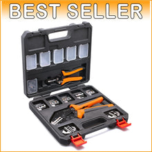 Load image into Gallery viewer, Lightweight High Leverage Wire Crimper 9" Tool Set - Perfect Crimping Every Time