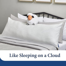 Load image into Gallery viewer, Plush 54" x 20" Rayon Body Pillow for Comfort &amp; Support - Zipper Cover Included