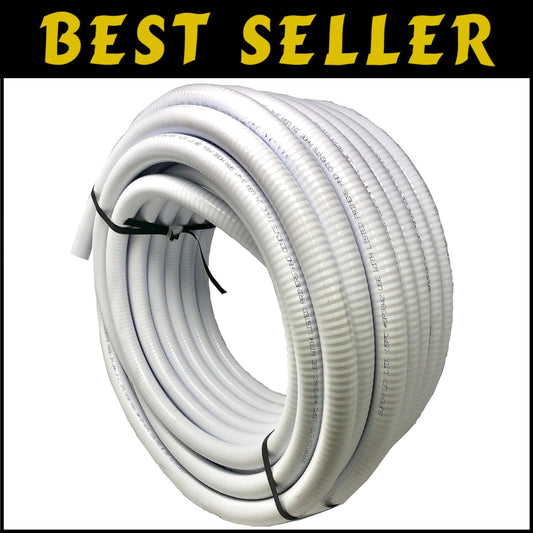 Premium 1.5" Dia PVC Swimming Pool Hose - 50FT Flexible Tubing for Aquaculture
