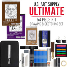 Load image into Gallery viewer, 54-Piece Sketching Set in Pop-Up Carry Case - Ideal for Passionate Artists
