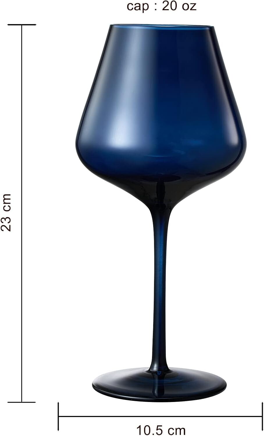 Charming Jewel Crystal Wine Glass Set of 6 - Ideal for Dinner and Gatherings