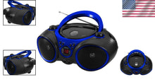 Load image into Gallery viewer, Compact Blue CD-490 Player with AM/FM Radio &amp; Headphone Jack - On-the-Go Audio