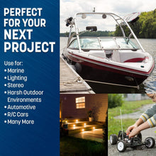 Load image into Gallery viewer, 14 Gauge AWG Marine Wire - 50 Ft Oxygen-Free Copper for Waterproof Wiring