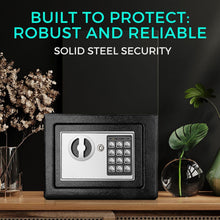 Load image into Gallery viewer, Small Electronic Keypad Safe - 2.8 Cu Ft Cash &amp; Jewelry Protection, Black